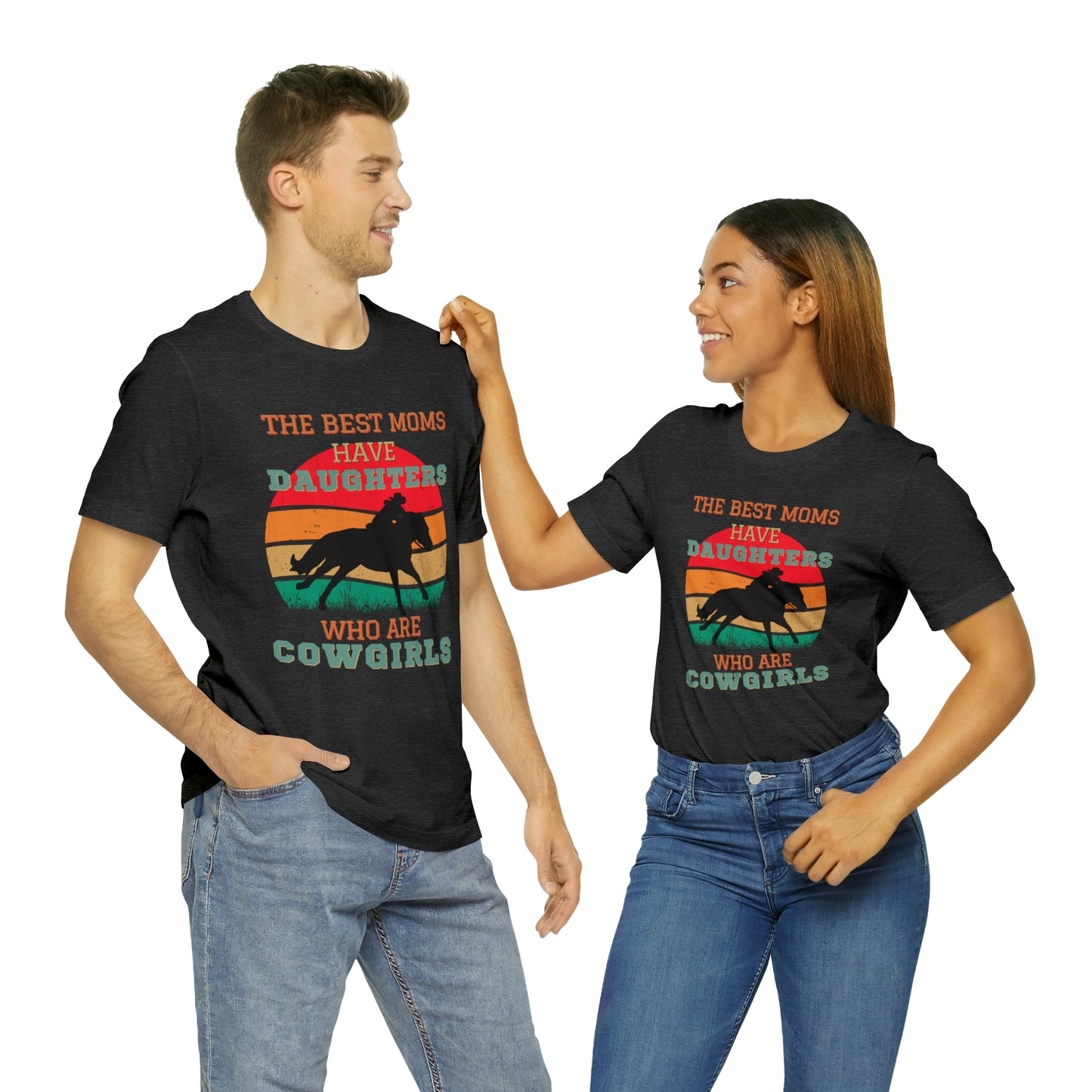 Cowgirls And Moms crew neck t-shirt