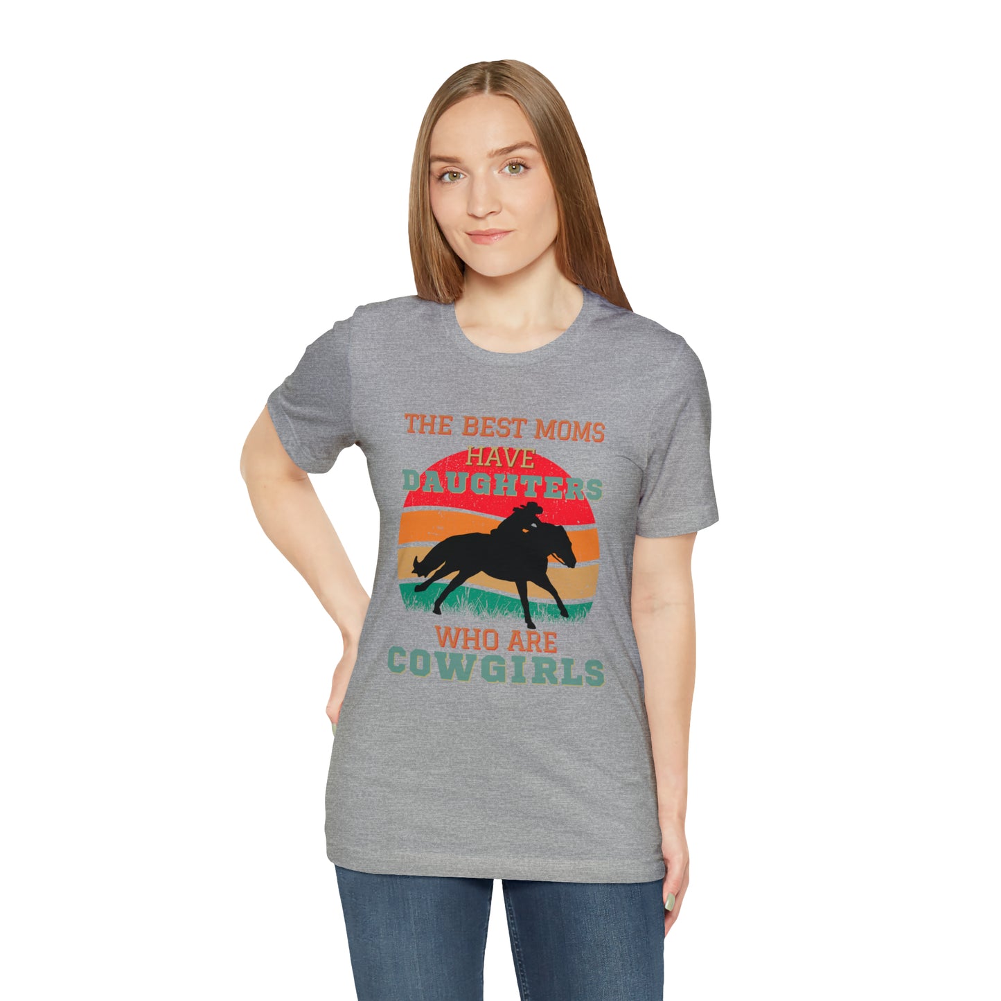 Cowgirls And Moms crew neck t-shirt