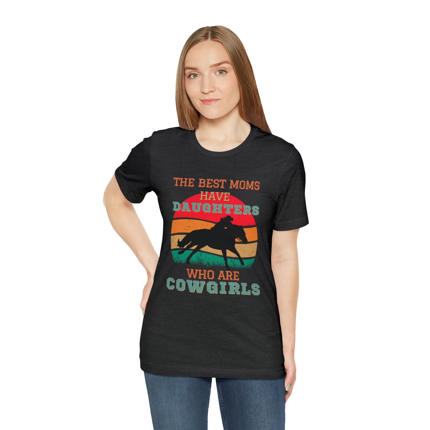 Cowgirls And Moms crew neck t-shirt
