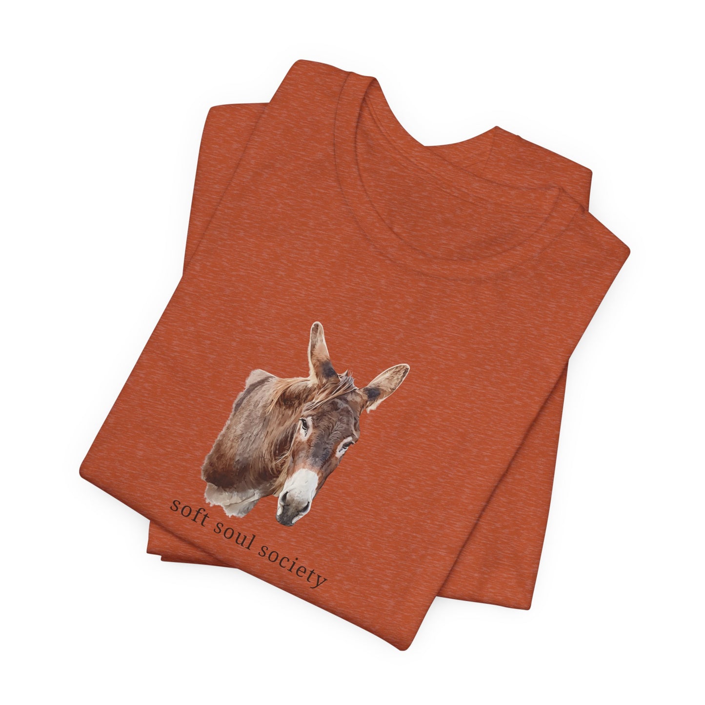 "New" Donkey "Soft Soul Society" Graphic T-Shirt