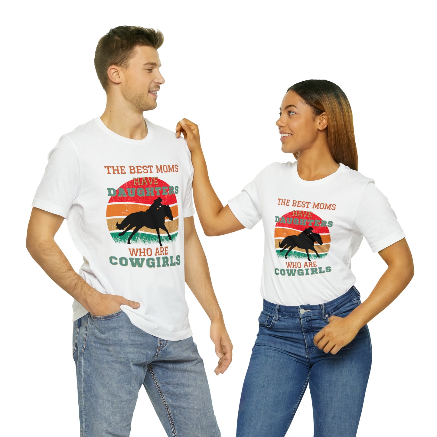 Cowgirls And Moms crew neck t-shirt