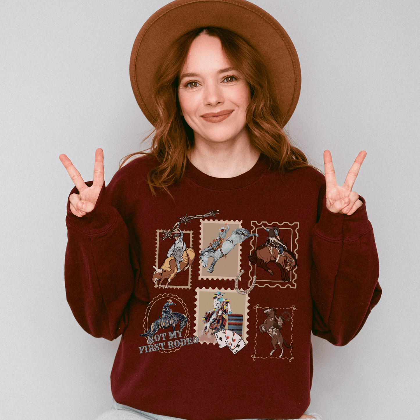 "New" Not My First Rodeo Crewneck