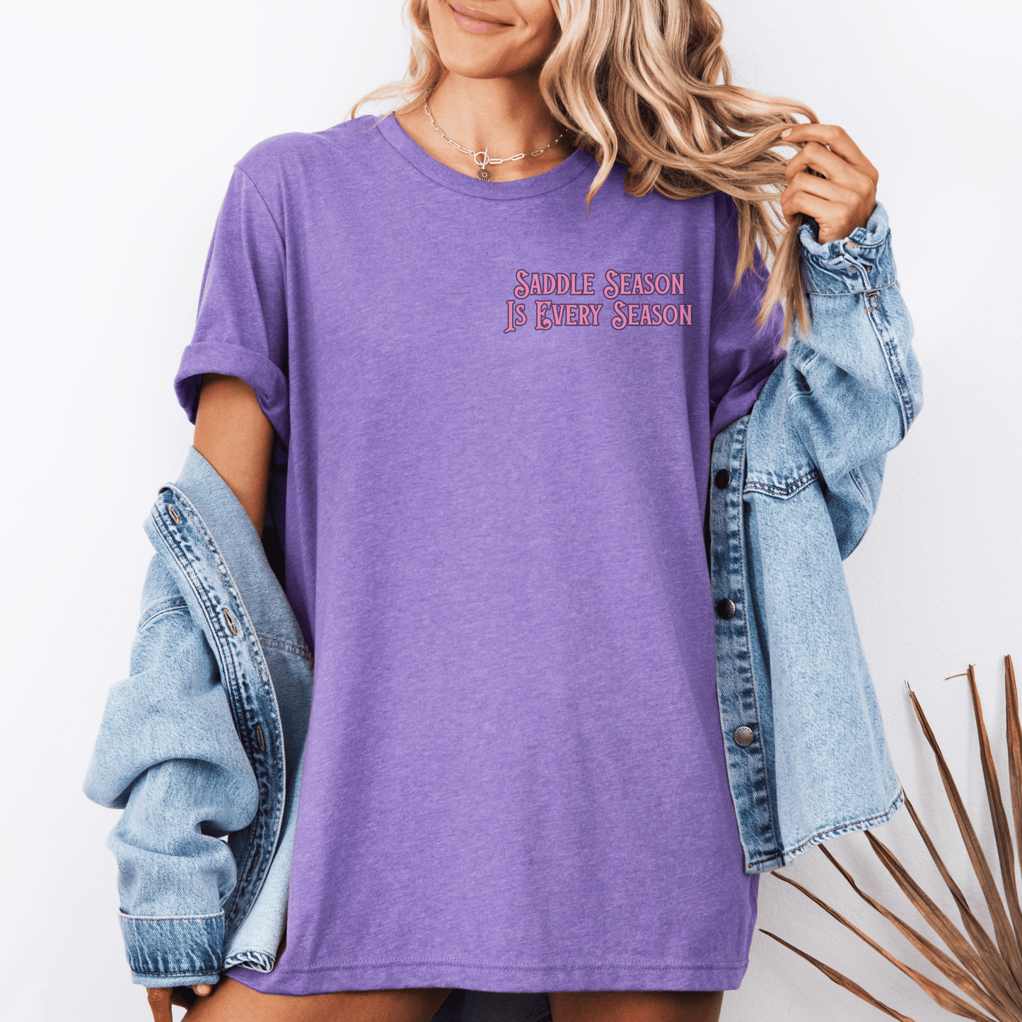 "New" Saddle Season Horseback Riding Tee