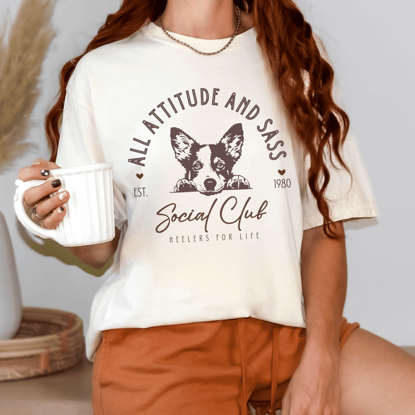 "New" Heeler Social Club Dog T-Shirt