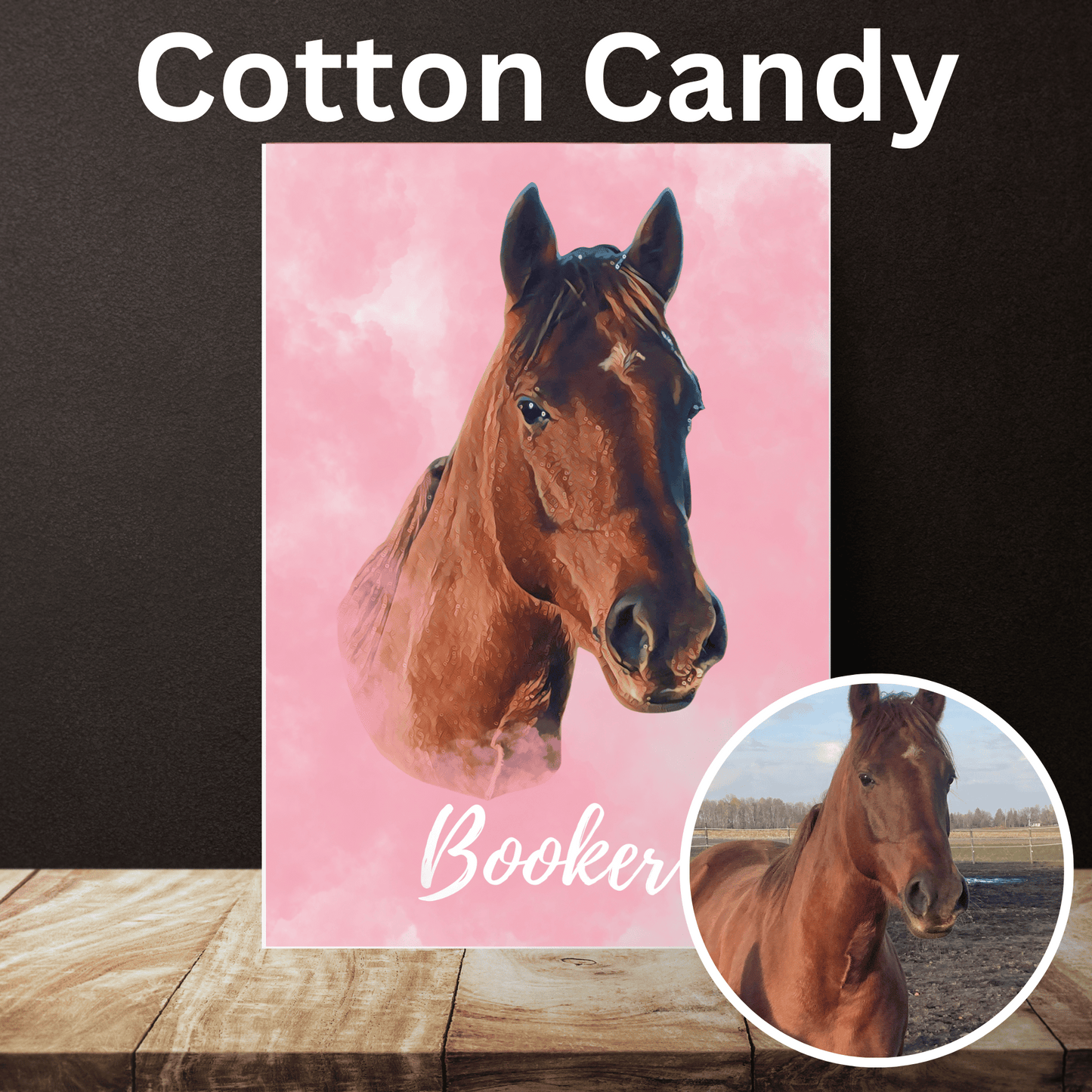 Personalized Custom Pet Portrait Canvas