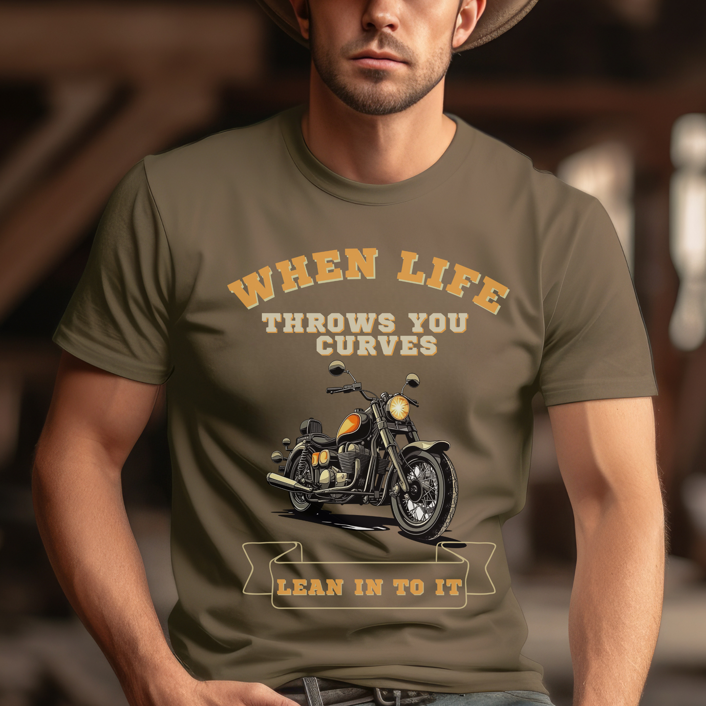 Biker-inspired Graphic Tee, perfect for both Men and Women who love to ride motorcycles! This stylish tee features a unique design that captures the essence of the biker lifestyle. With its comfortable fit and high-quality materials, this tee is perfect for everyday wear or hitting the open road.