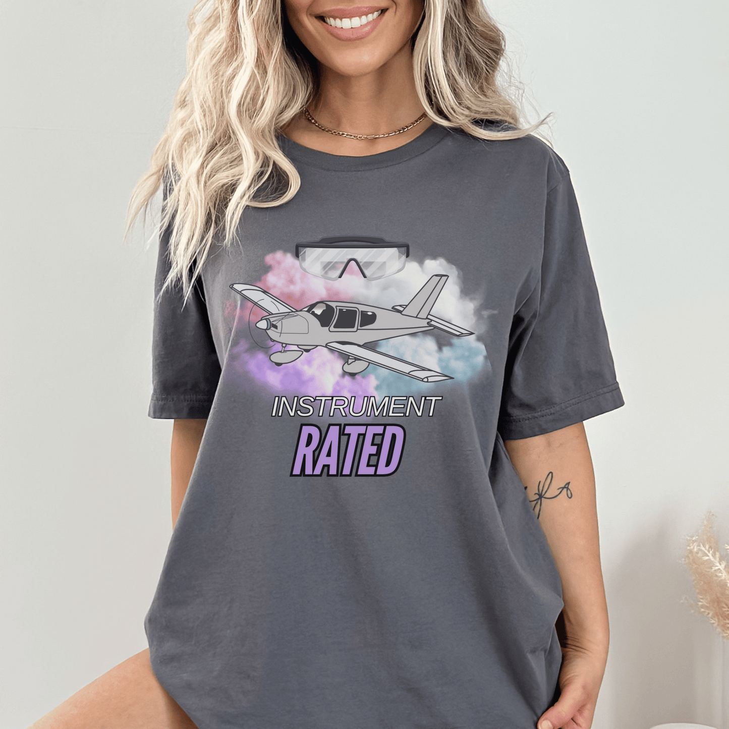 Instrument Rated Flying T-shirt
