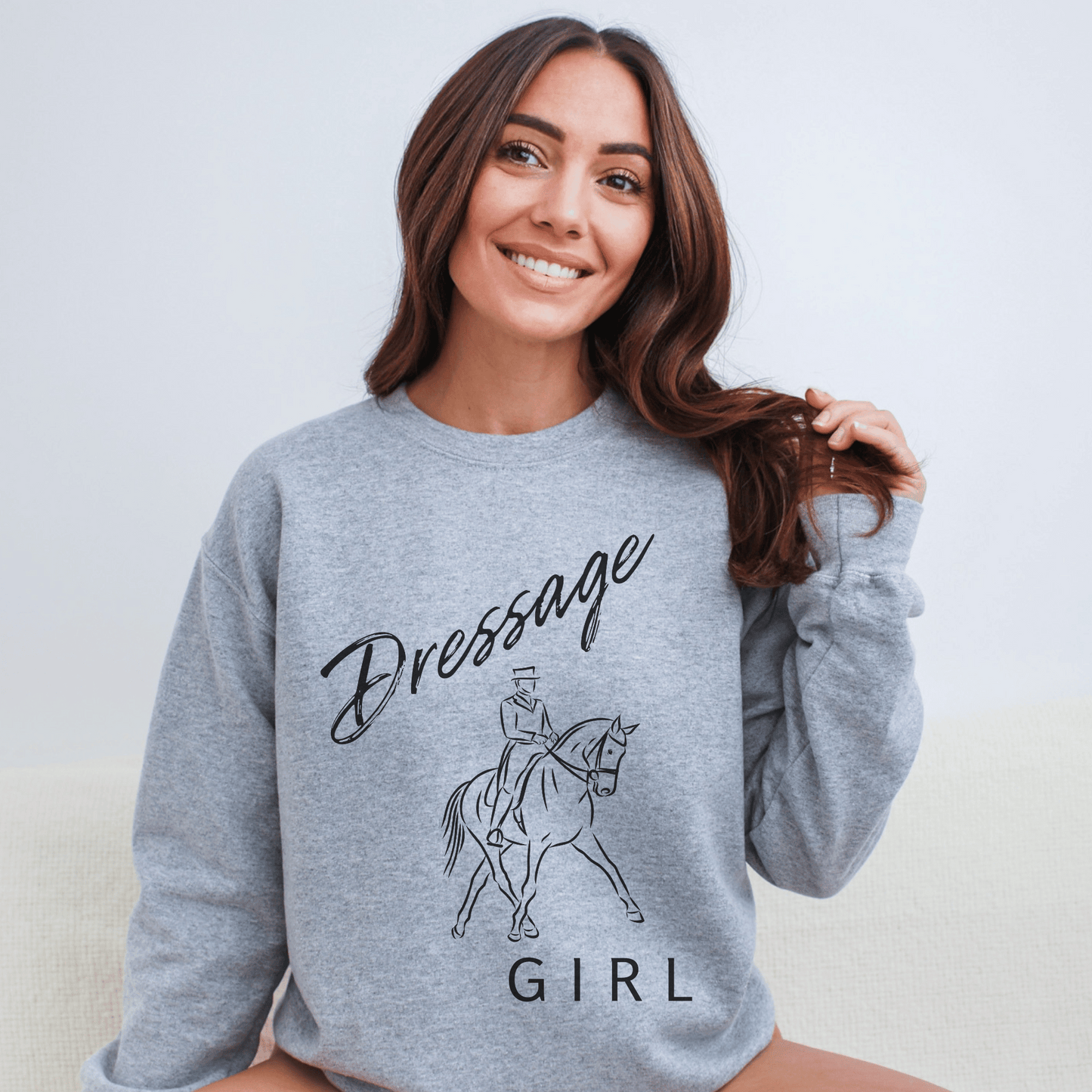 "New" Dressage Horse Sweatshirt