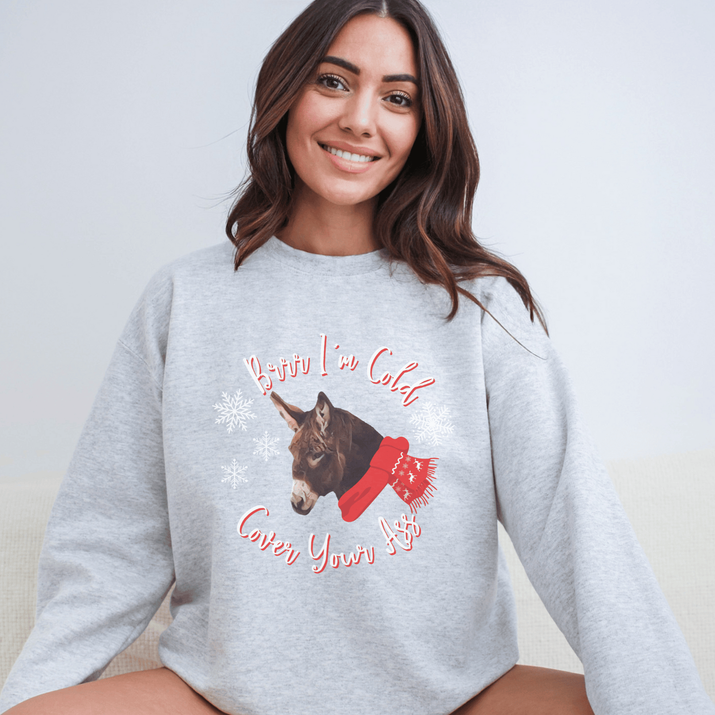 I'm Cold Donkey Crew Neck Sweatshirt