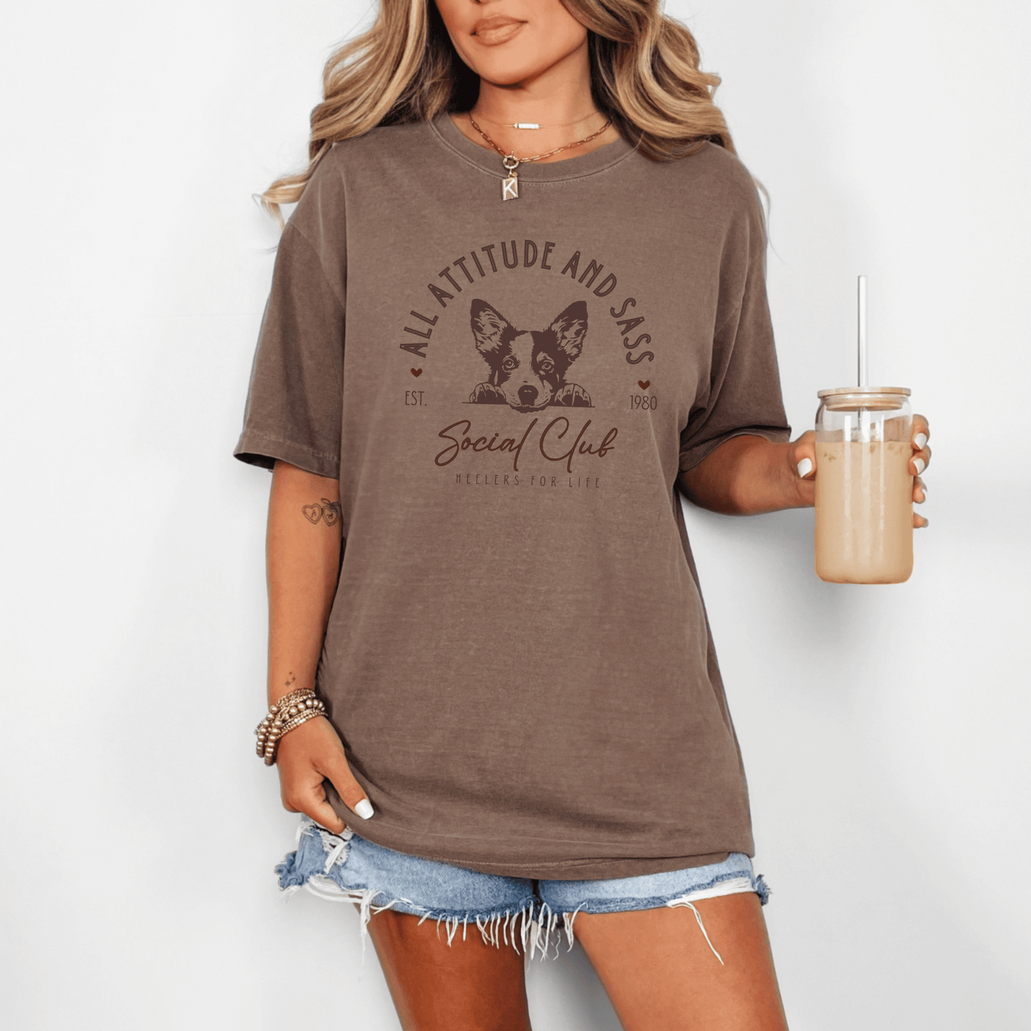 "New" Heeler Social Club Dog T-Shirt