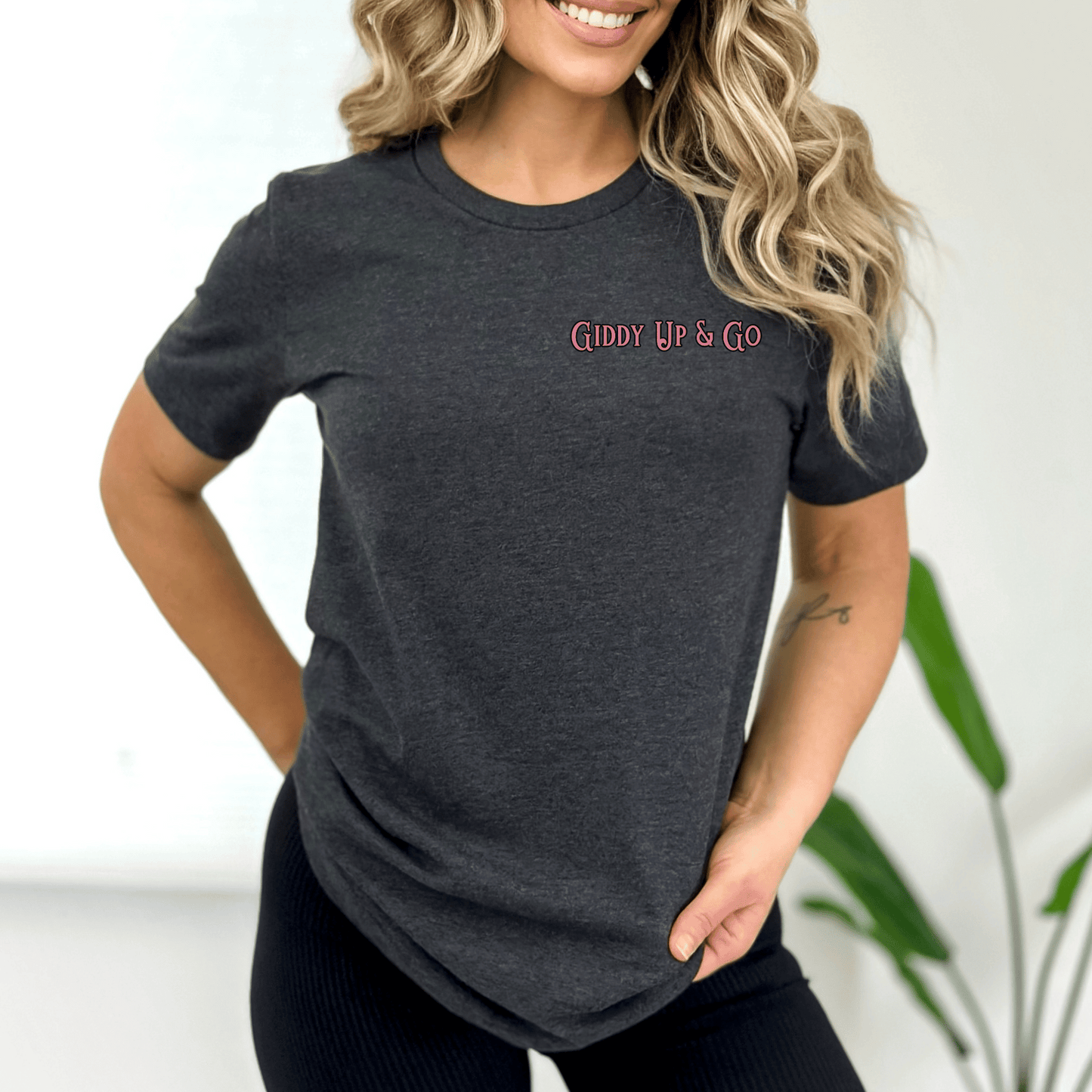 "New" Giddy Up Horse Girl Tee