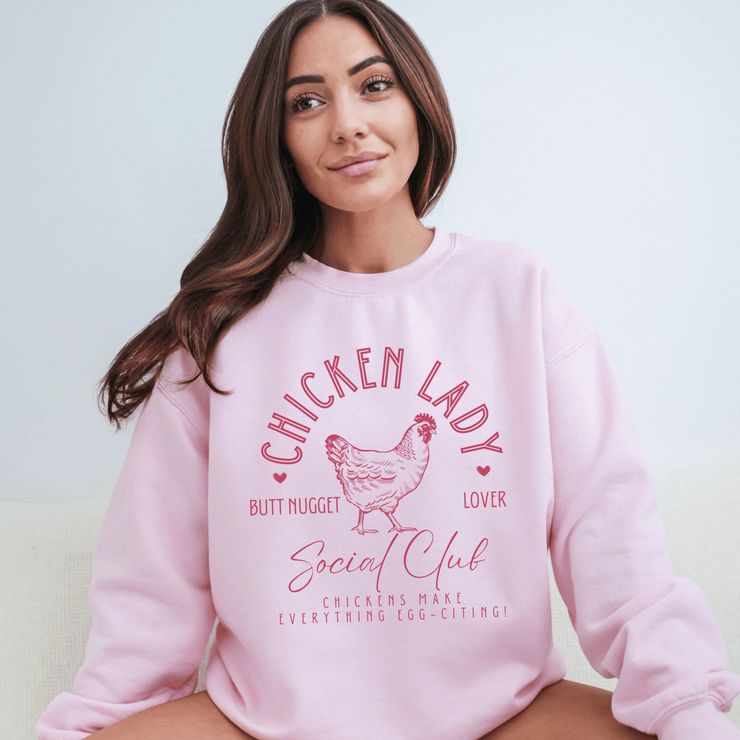Funny Chicken Lady Sweatshirt