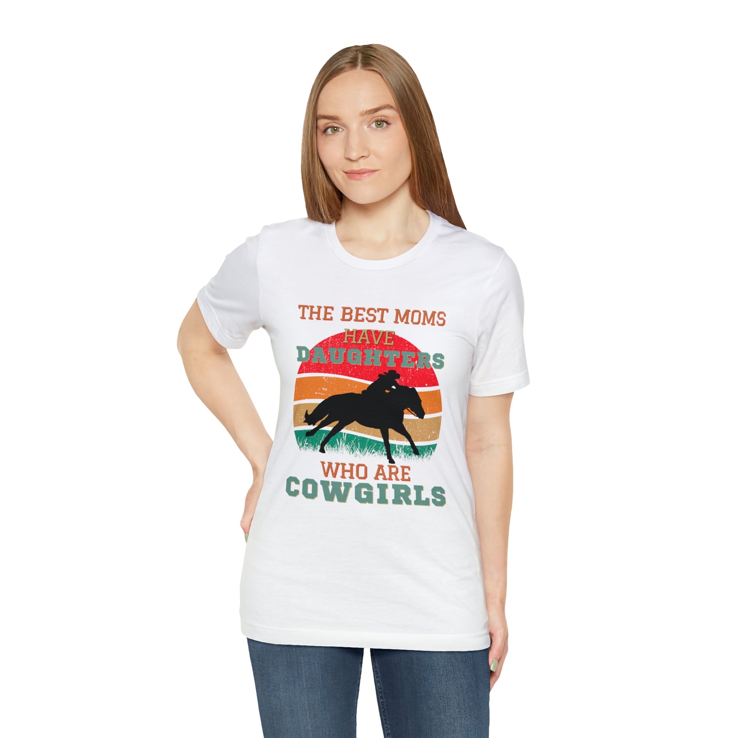 Cowgirls And Moms crew neck t-shirt