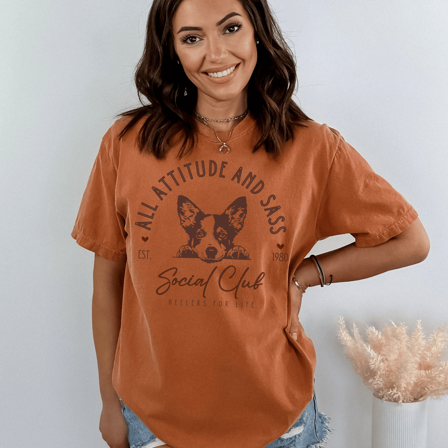 "New" Heeler Social Club Dog T-Shirt