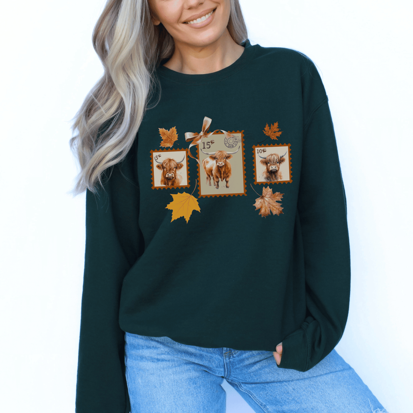 " New " Highland Cow Autumn shirt