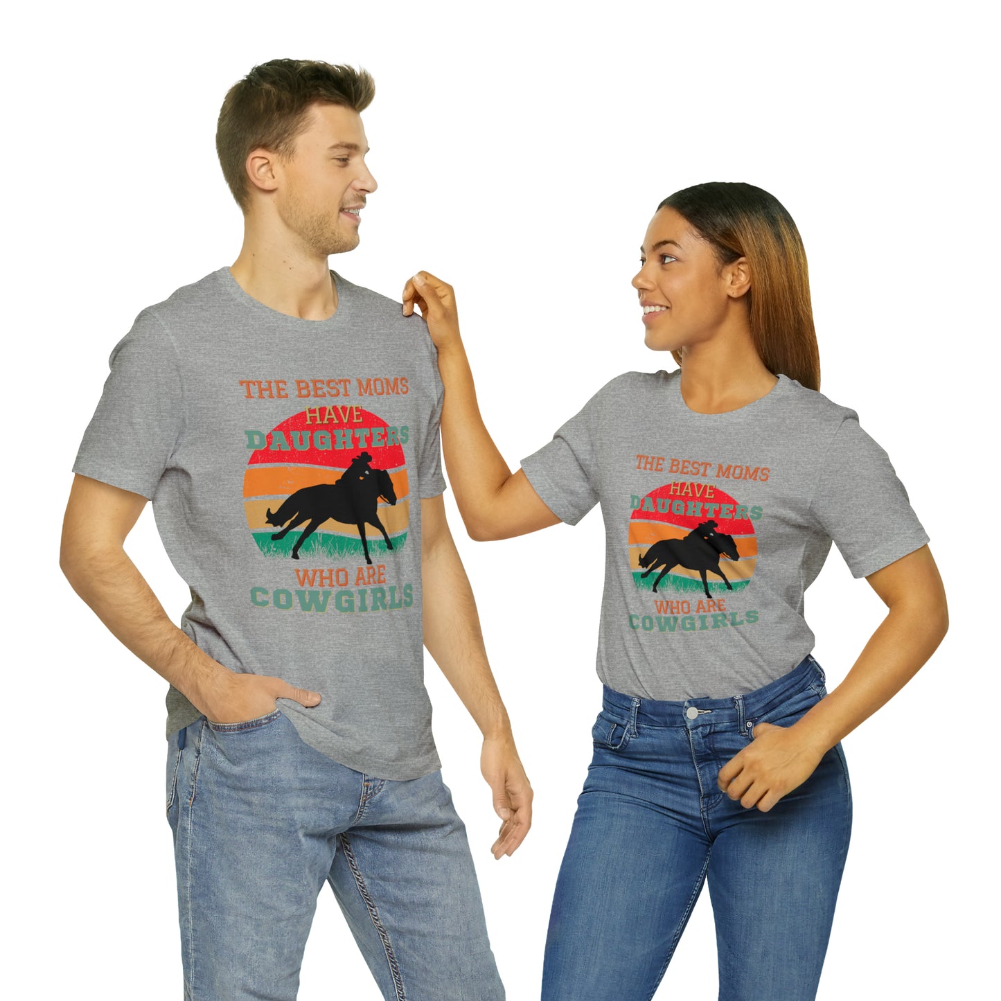 Cowgirls And Moms crew neck t-shirt