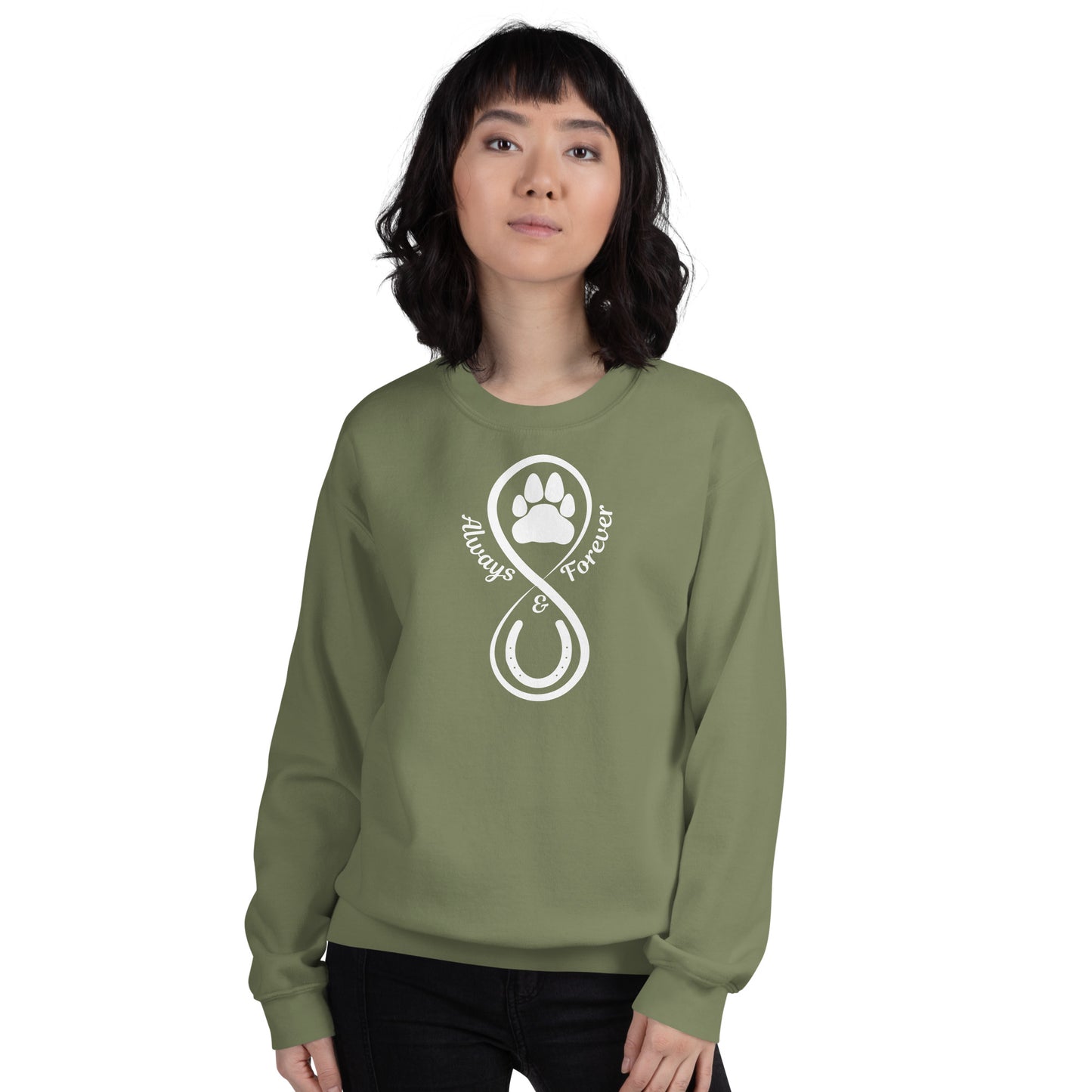 Always and Forever Sweatshirt (Dog and Horse)