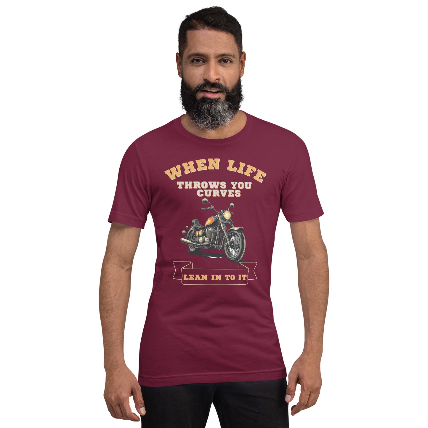 Biker-inspired Graphic Tee, perfect for both Men and Women who love to ride motorcycles! This stylish tee features a unique design that captures the essence of the biker lifestyle. With its comfortable fit and high-quality materials, this tee is perfect for everyday wear or hitting the open road.