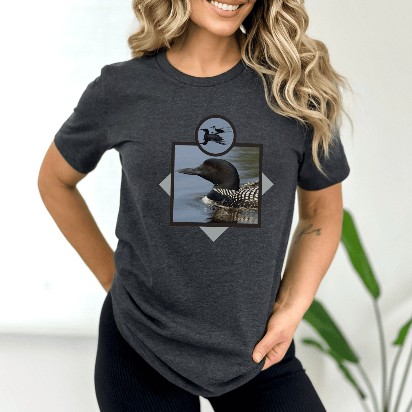 The Wildlife Loon shirt is a must-have for any lake lover or loon enthusiast.