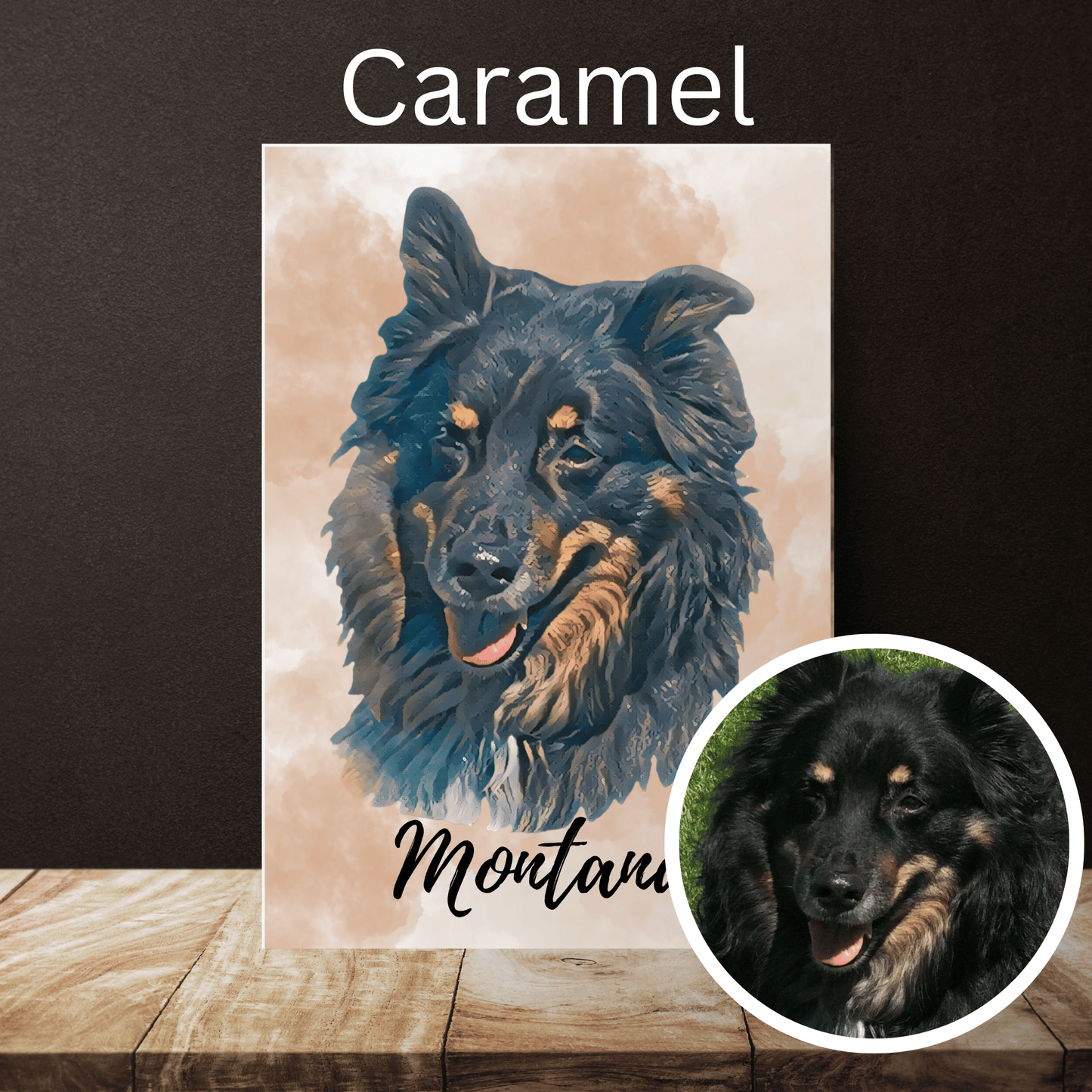 Personalized Custom Digital Pet Portrait
