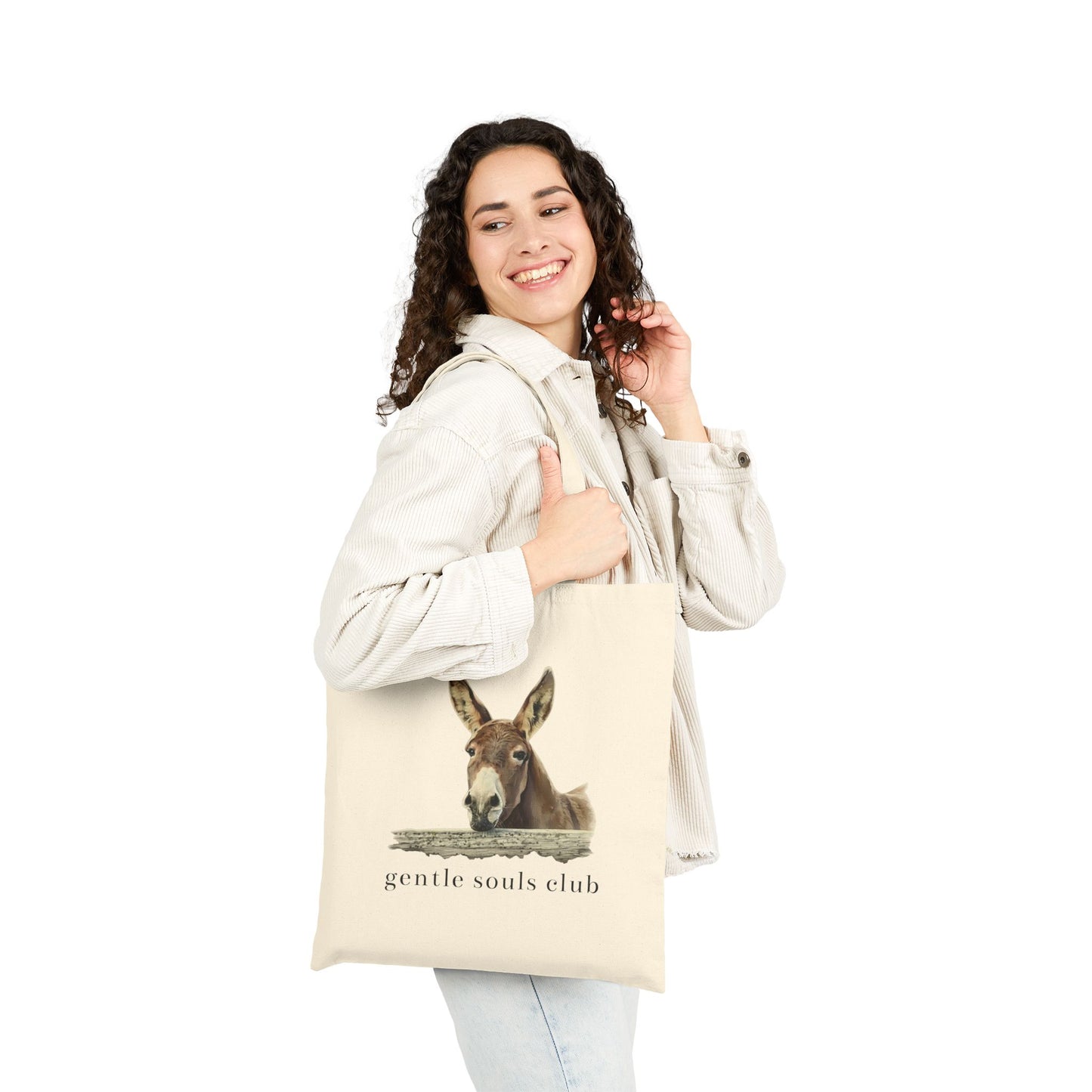 "New"Donkey Soft Soul Society Cotton Tote