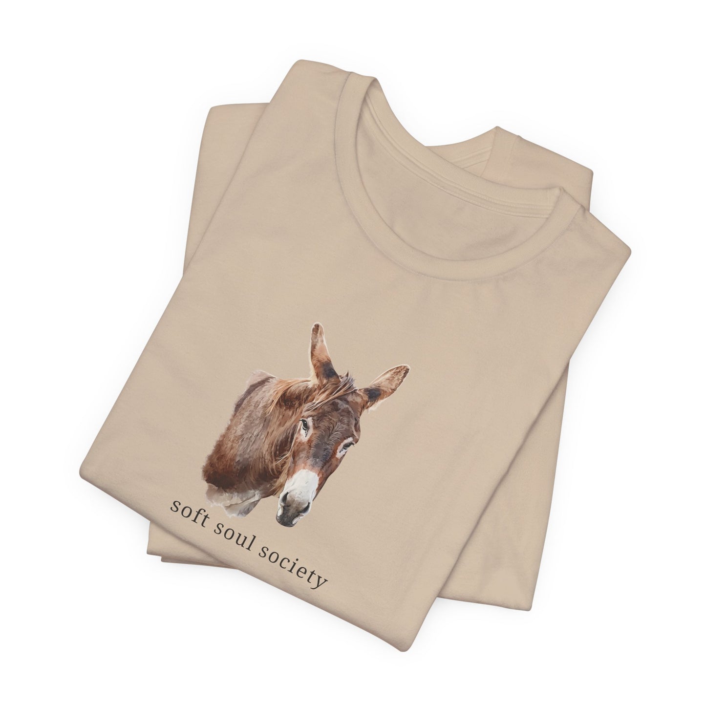 "New" Donkey "Soft Soul Society" Graphic T-Shirt