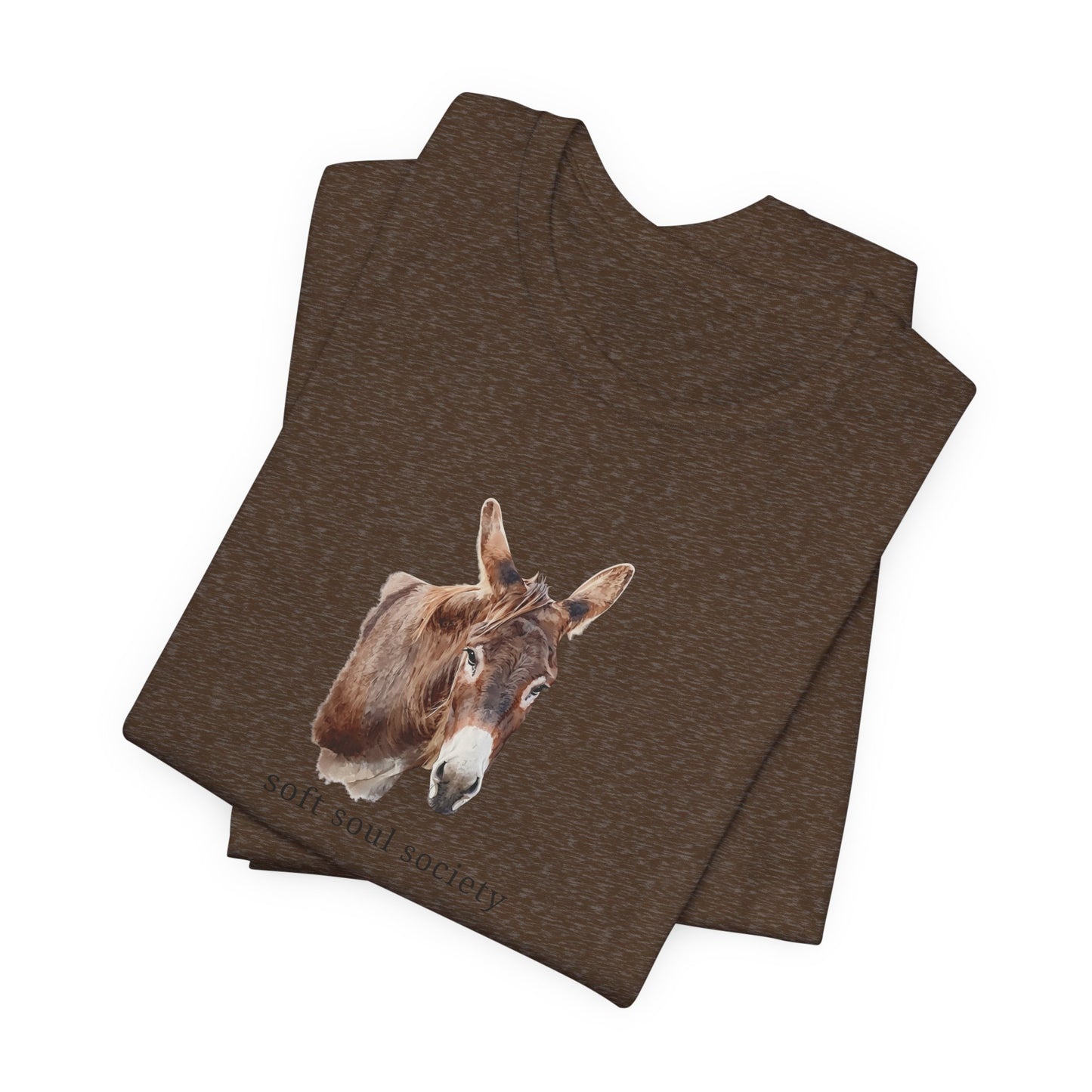 "New" Donkey "Soft Soul Society" Graphic T-Shirt