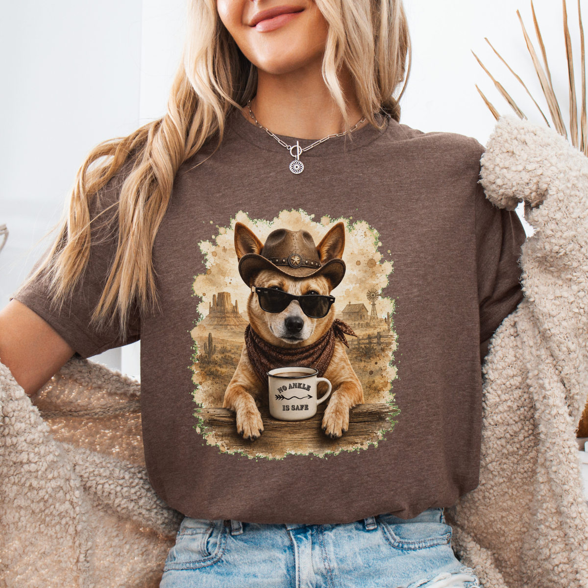 "New" Red Heeler, No Ankle Is Safe Heeler Shirt,