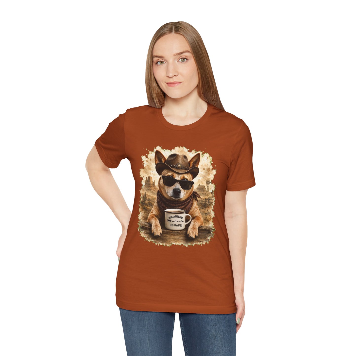 Red Heeler, No Ankle Is Safe Heeler Shirt,
