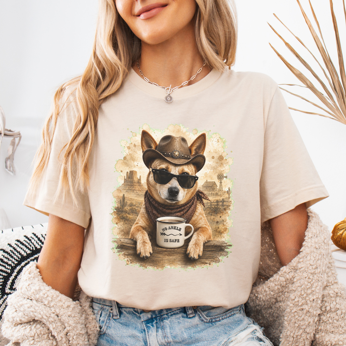 "New" Red Heeler, No Ankle Is Safe Heeler Shirt,