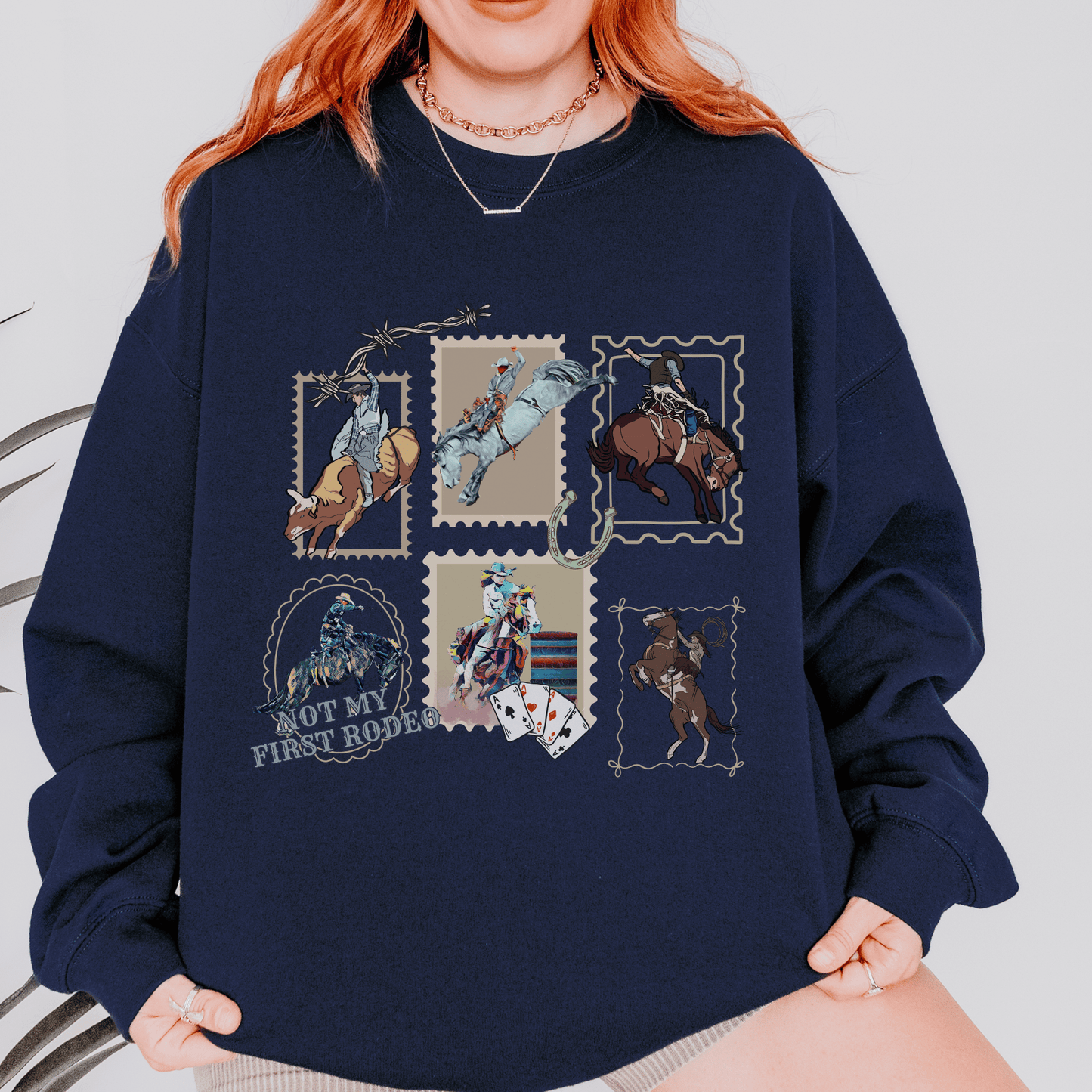 "New" Not My First Rodeo Crewneck