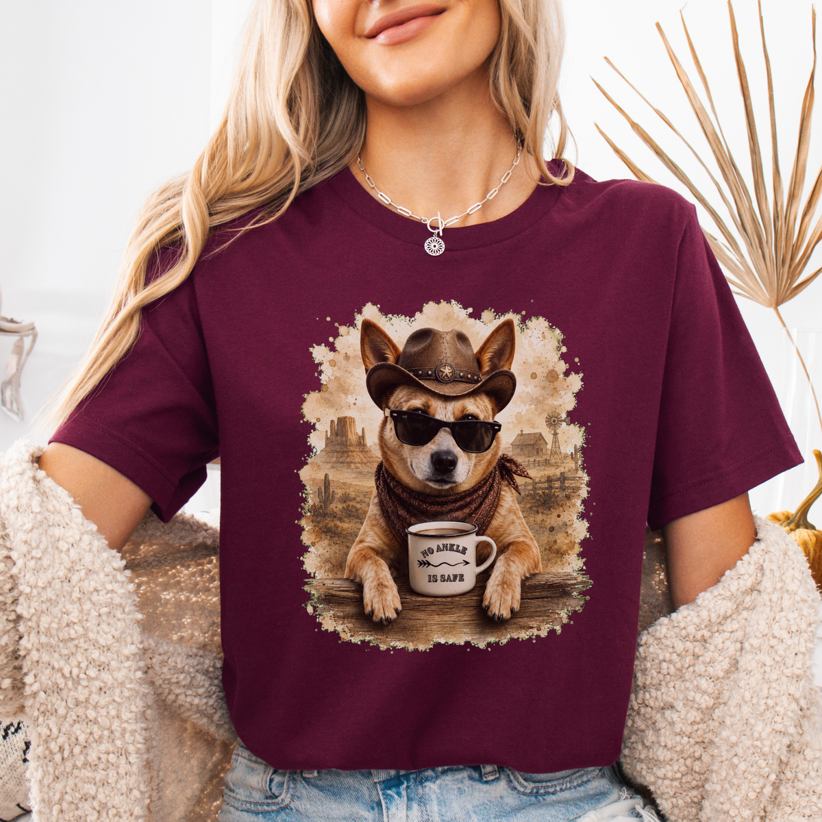 "New" Red Heeler, No Ankle Is Safe Heeler Shirt,