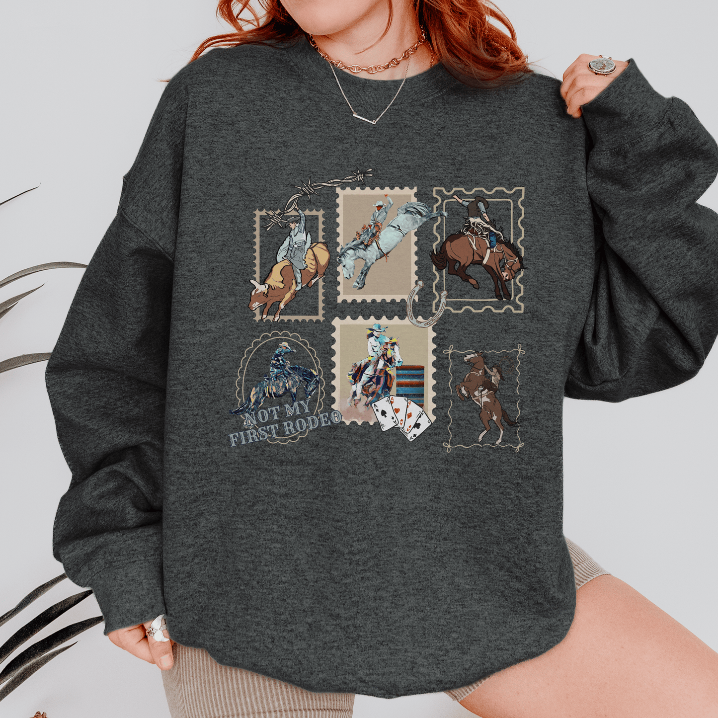 "New" Not My First Rodeo Crewneck