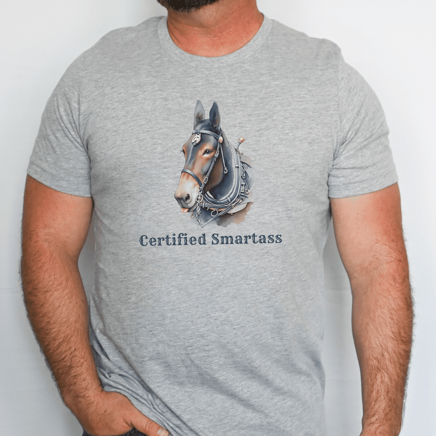 "New " Certified Smartass Mule Shirt