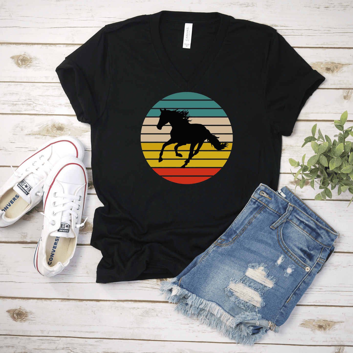 Need a cute shirt, love horses? This shirt is perfect combination of a classic vintage horse print shirt ad soft that is perfect for running errands, a country concert or a hanging out at the barn. It is sure to be a hit with that horse lover in your life, it makes a great gift
