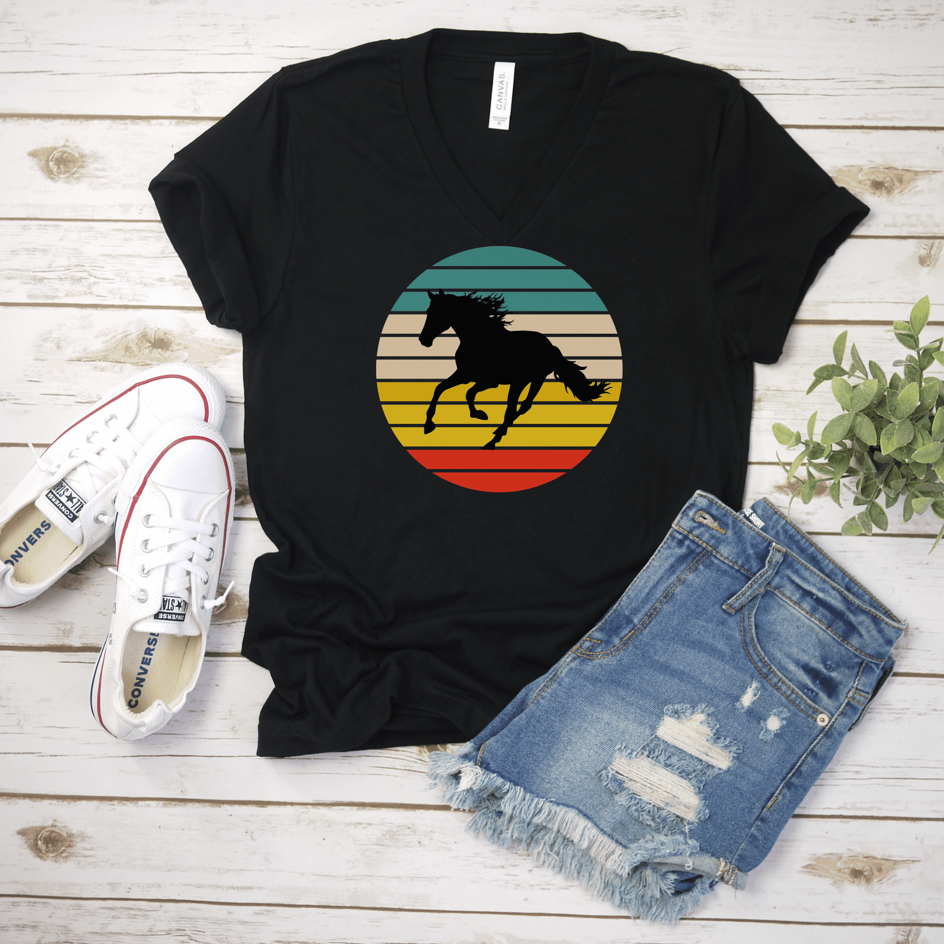 Need a cute shirt, love horses? This shirt is perfect combination of a classic vintage horse print shirt ad soft that is perfect for running errands, a country concert or a hanging out at the barn. It is sure to be a hit with that horse lover in your life, it makes a great gift