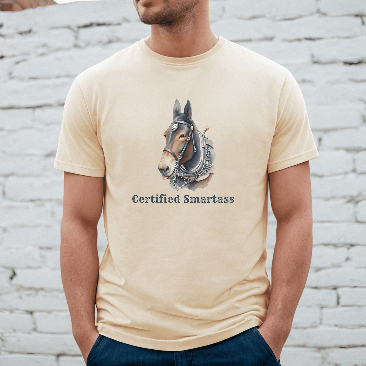 "New " Certified Smartass Mule Shirt