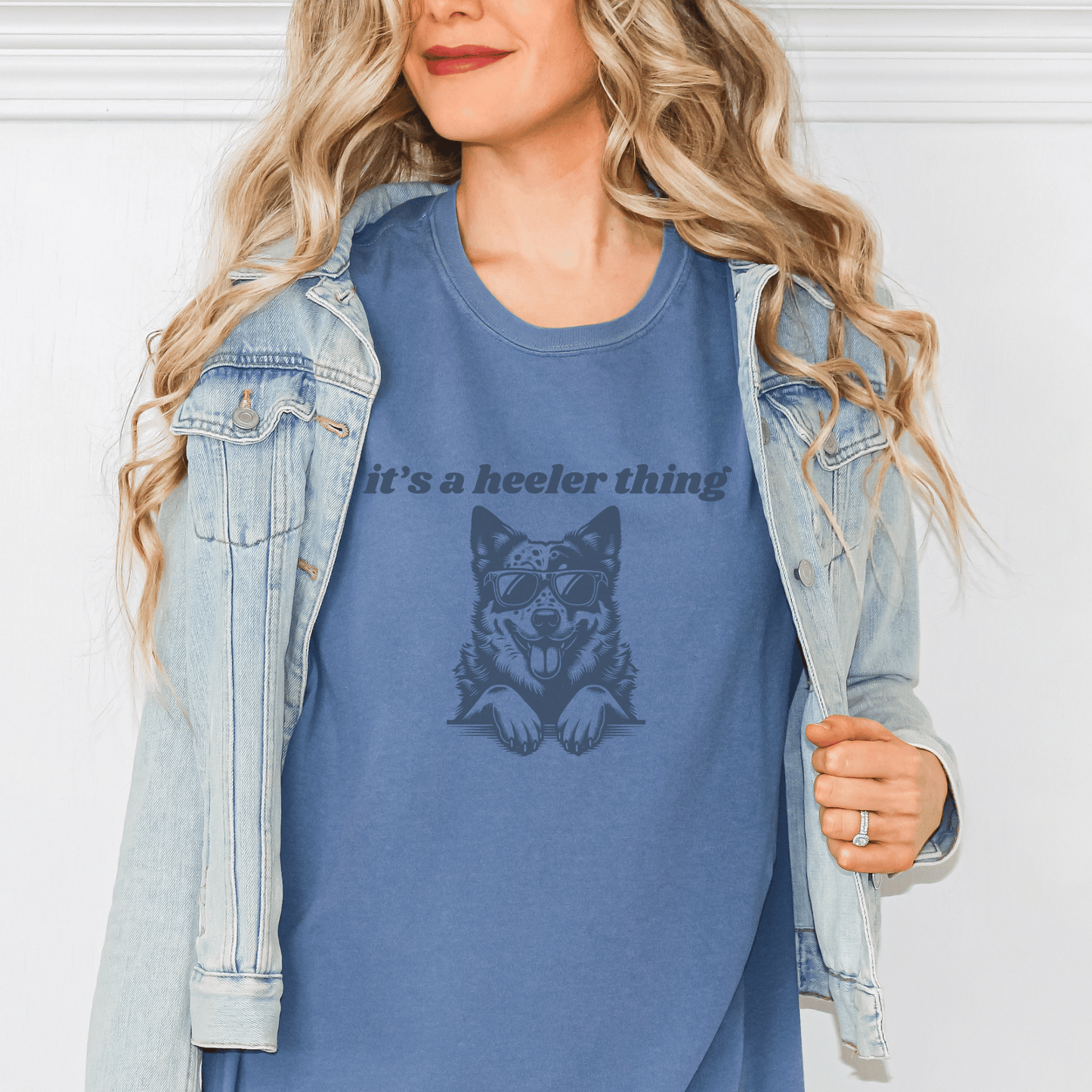 "New " It's A  Heeler Thing T-Shirt for Dog Lovers