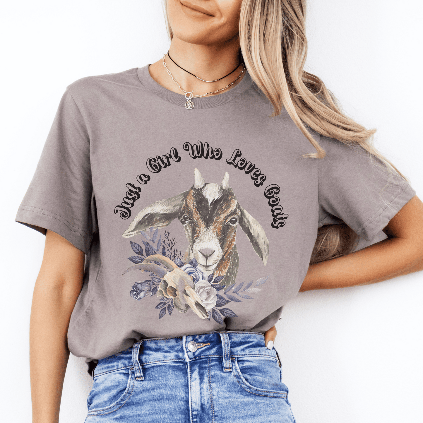 Just a Girl Who Loves Goats Tee