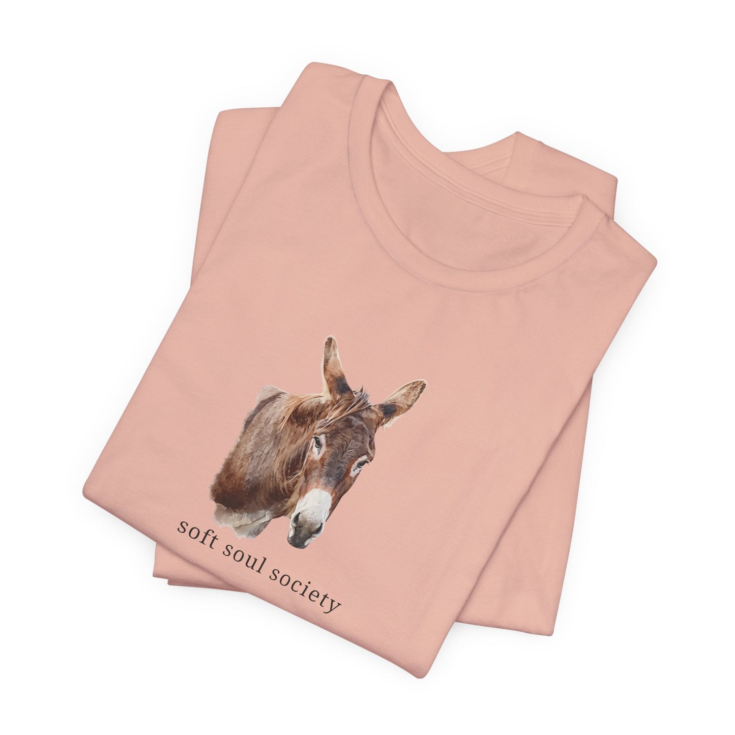 "New" Donkey "Soft Soul Society" Graphic T-Shirt