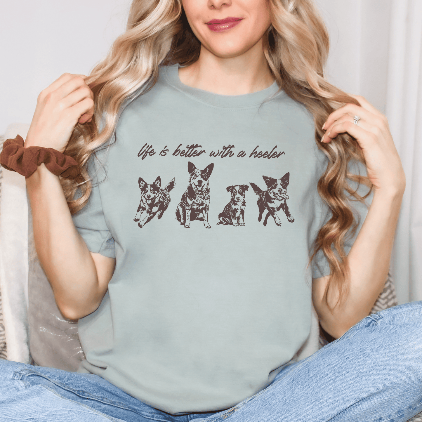 "New" Life is Better with a Heeler Dog T-Shirt