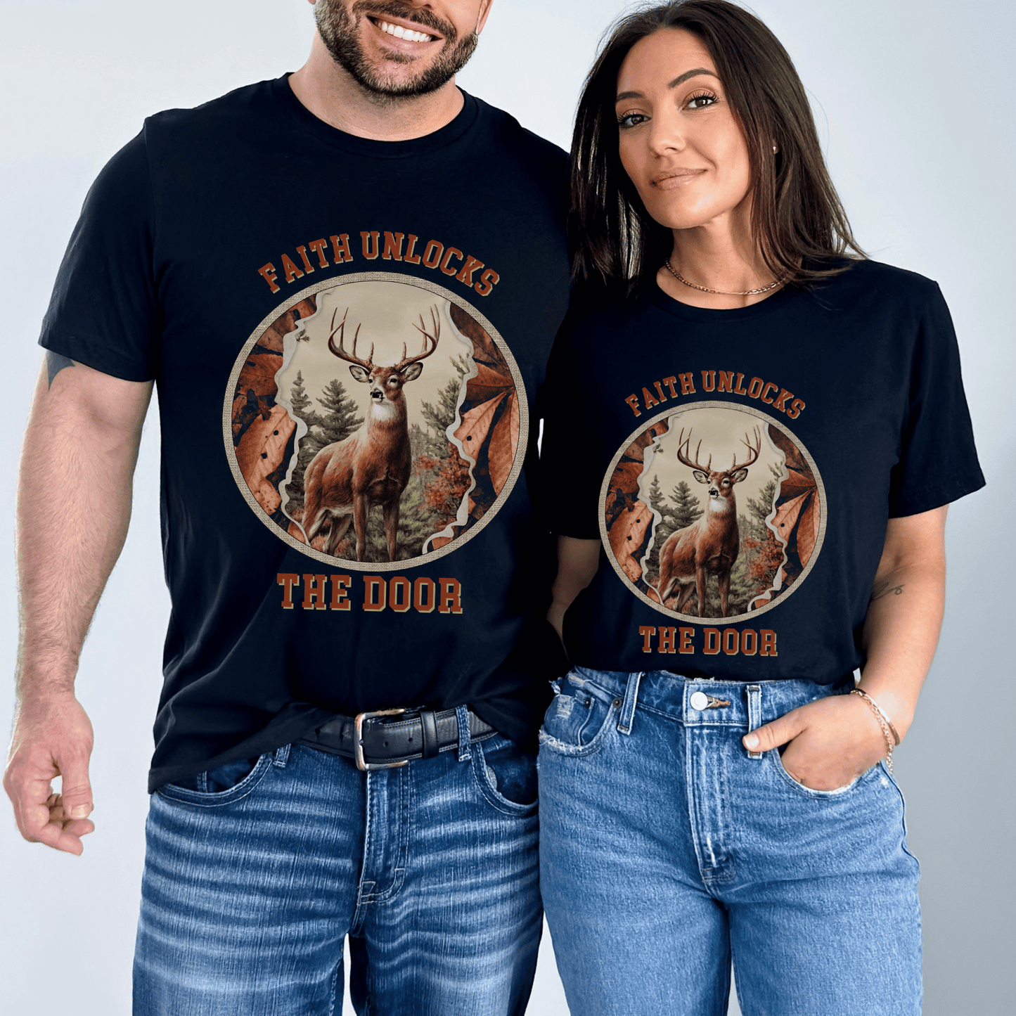 Faith-Inspired Buck Deer T-shirt