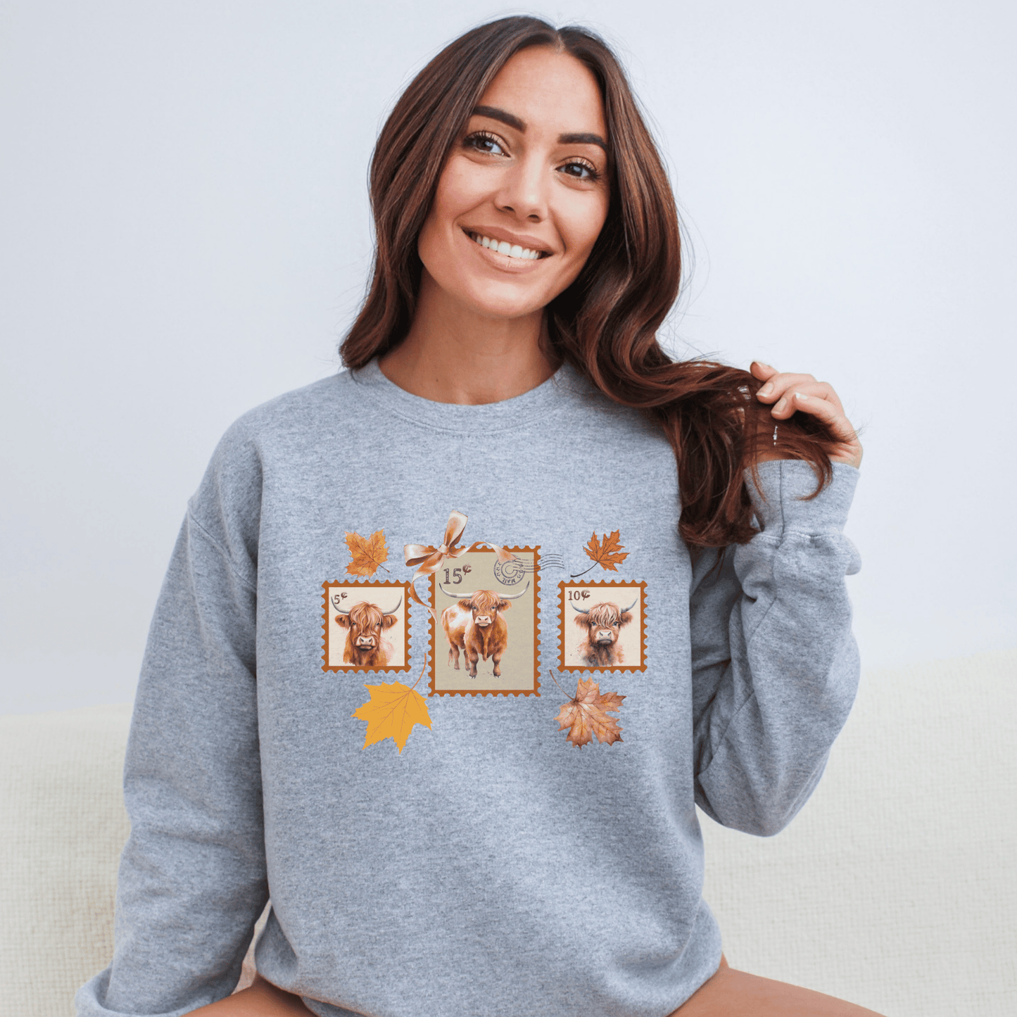 " New " Highland Cow Autumn shirt