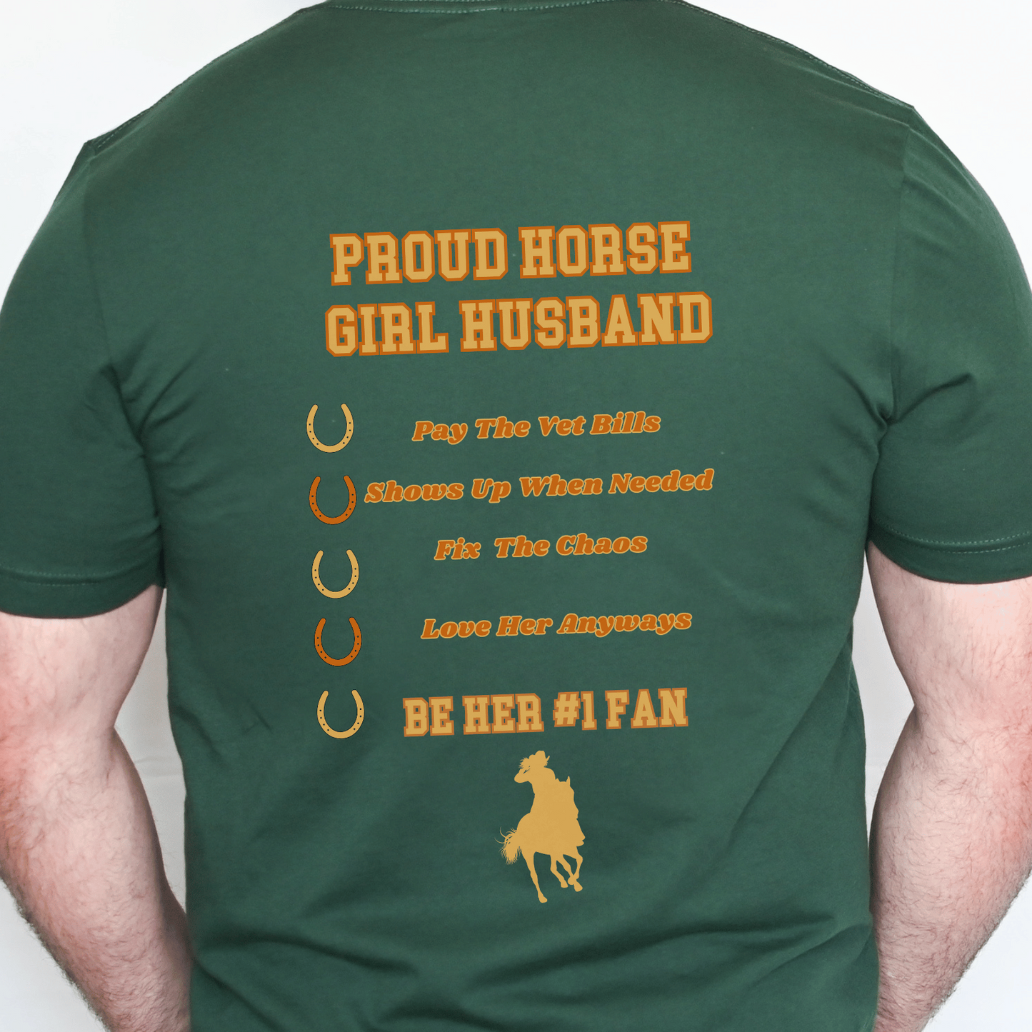 'New " Proud Horse Girl Husband T-Shirt